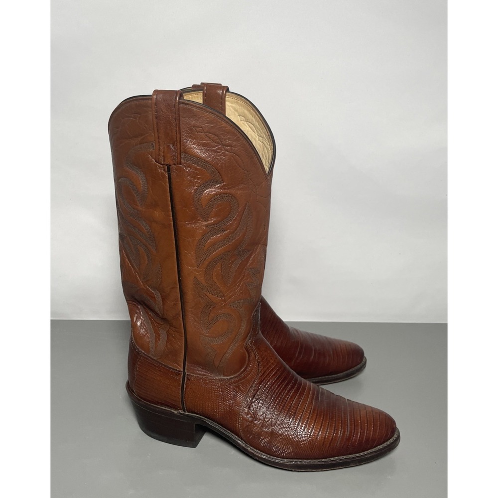 Dan‎ Post Men's Exotic Teju Lizard Western Boot 9.5D